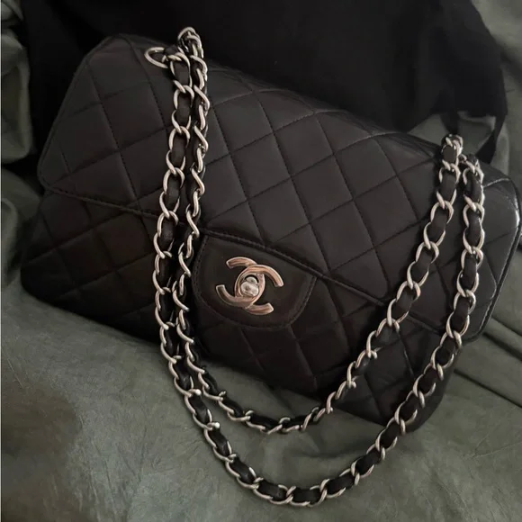 Rare CHANEL Double Sided Small Lambskin Classic Flap Bag - Picture 3 of 10